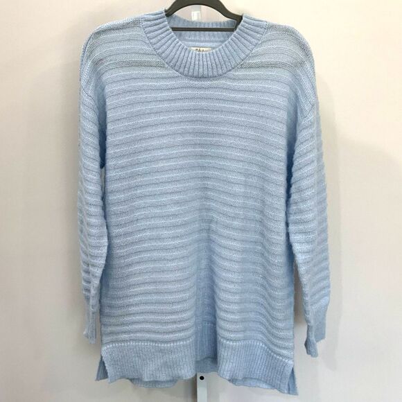 Light Blue Light Weight Sweater by Style&Co Semi Sheer Size Large - Picture 1 of 10